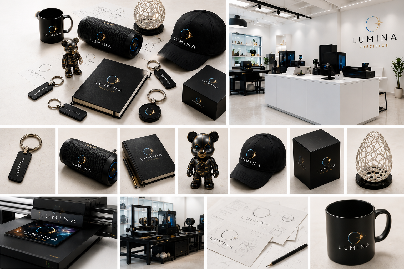Lumina Precision custom products portfolio
